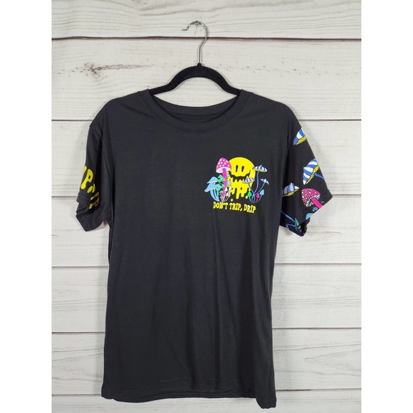 Weekend Warrior Mens Shirt Tee Short‎ Sleeve Don't Trip, Drip  Crew Neck Black M - Picture 1 of 5